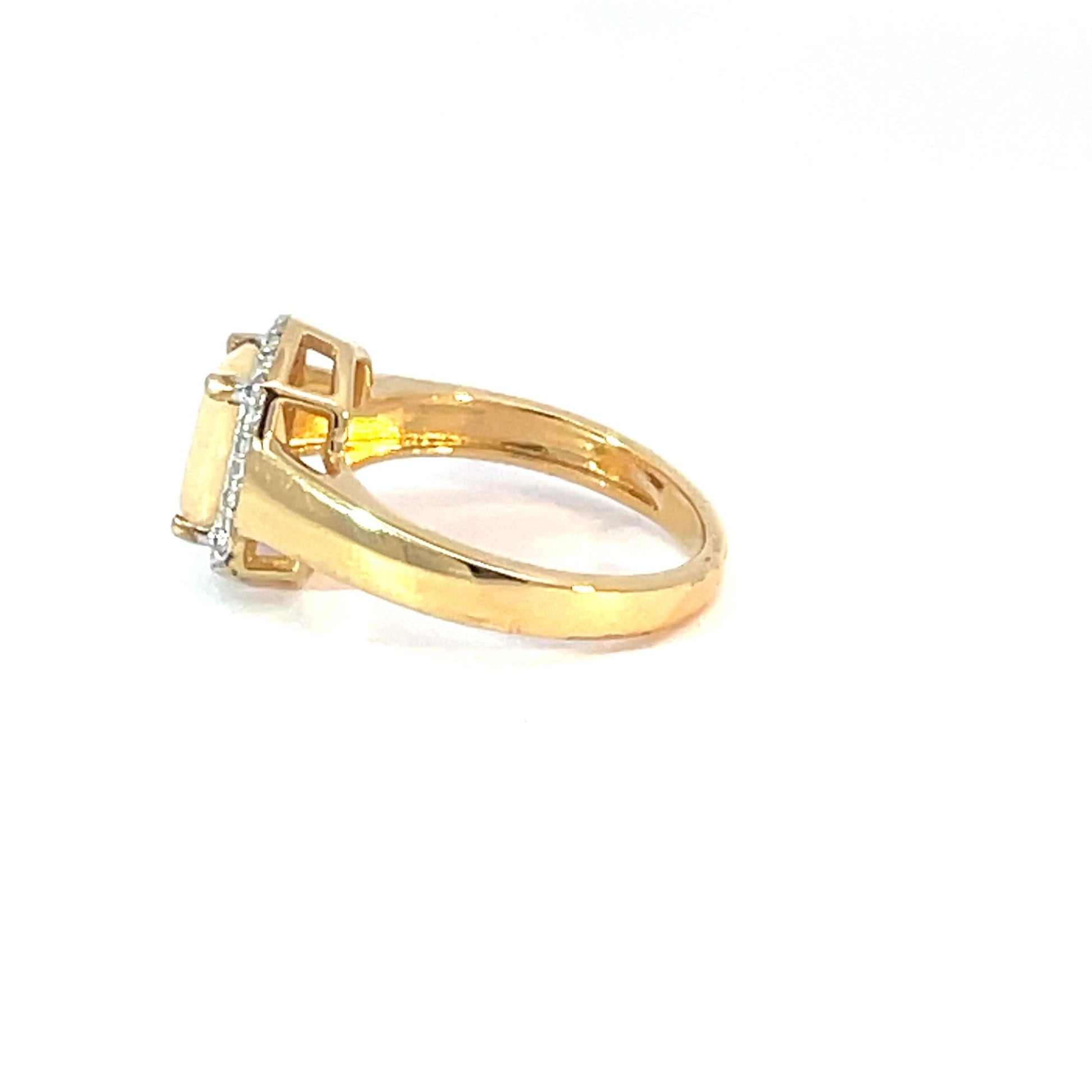 Ring Harry Ivens mit Opal und Zirkonia in Silber 925 - JUWEL1