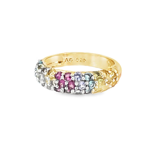 Ring Harry Ivens mit Zirkonia Multicolor in Silber 925 - JUWEL1