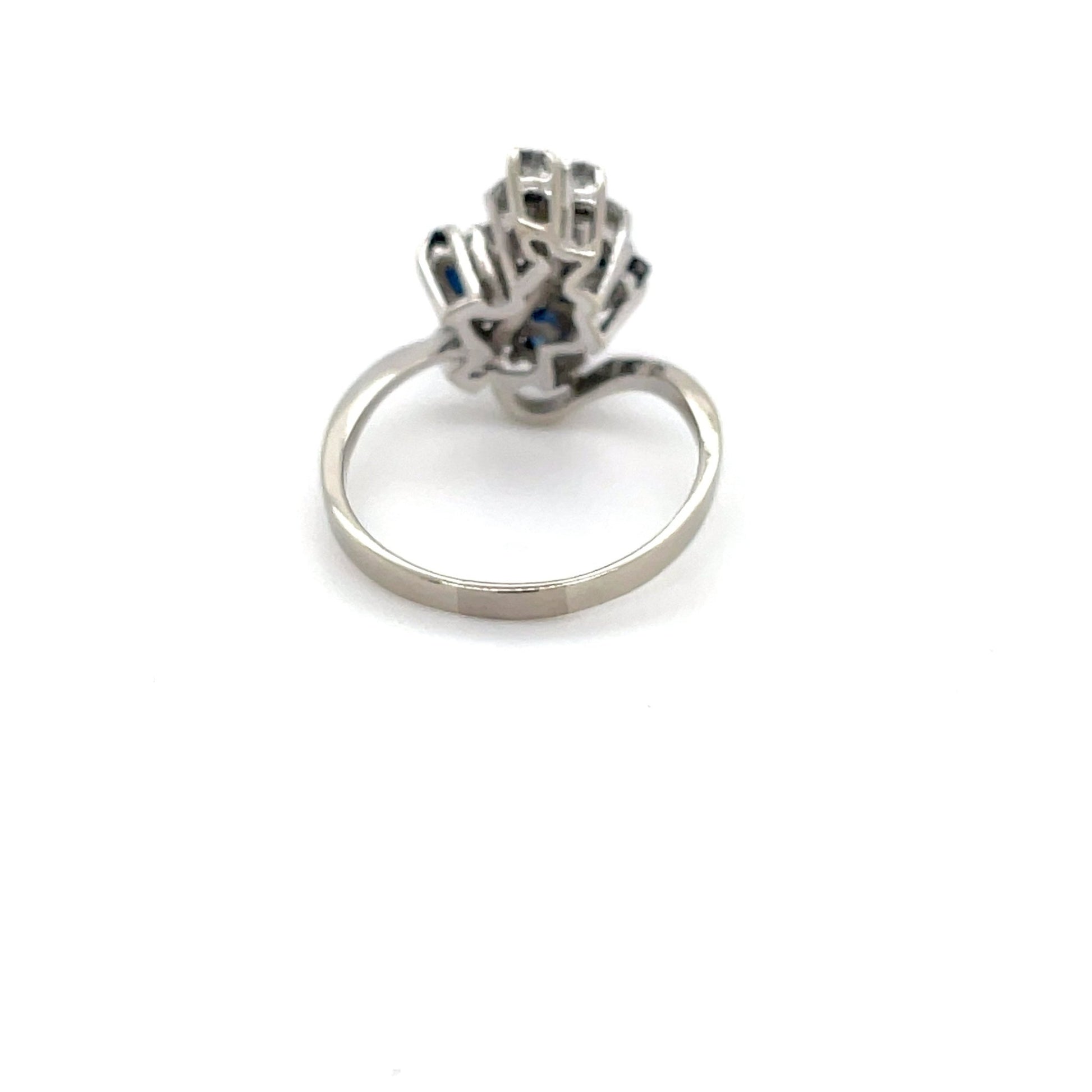 Ring mit 3 Saphiren & 4 Diamanten in Gold 585 - JUWEL1