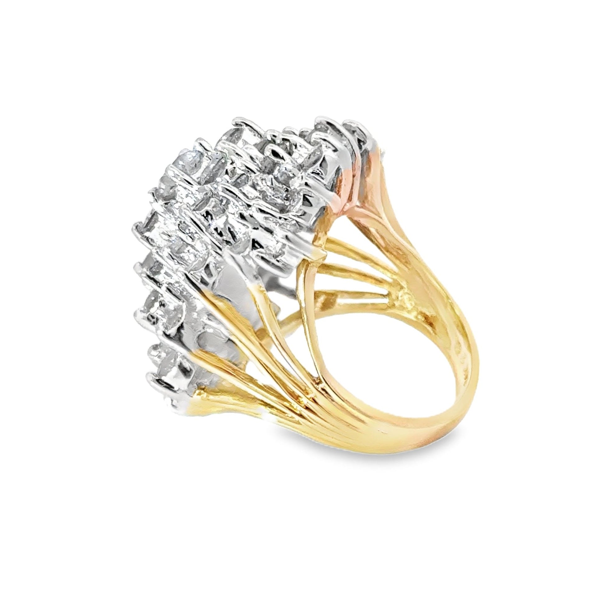 Ring mit 46 Brillanten ca. 6 ct in Gold 585 - JUWEL1