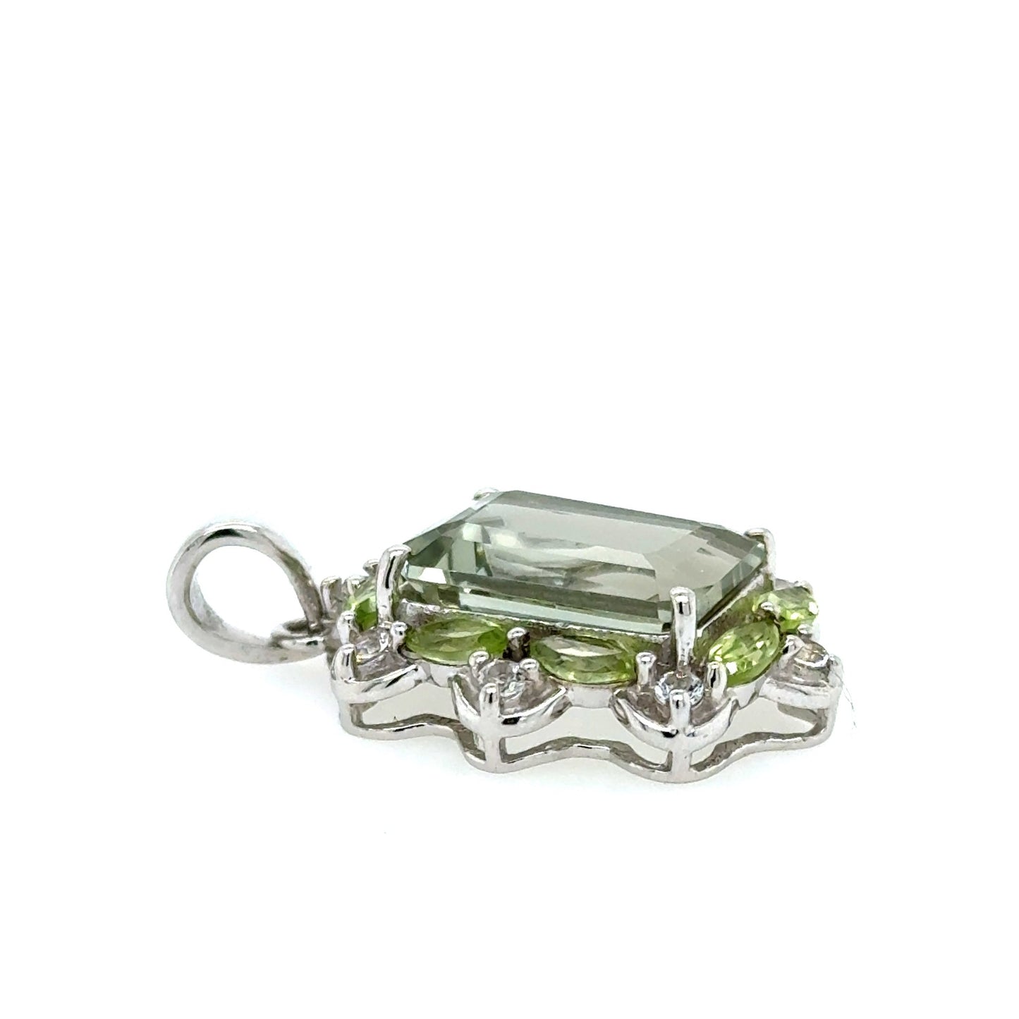 Anhänger Harry Ivens mit Peridot & Weißtopas in Silber 925 - JUWEL1